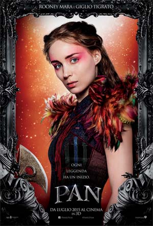 Pan, i poster italiani dei Personaggi