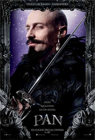 Pan, i poster italiani dei Personaggi