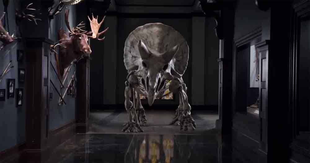 Clip Attacco del triceratopo - Notte al museo - Il Segreto del Faraone