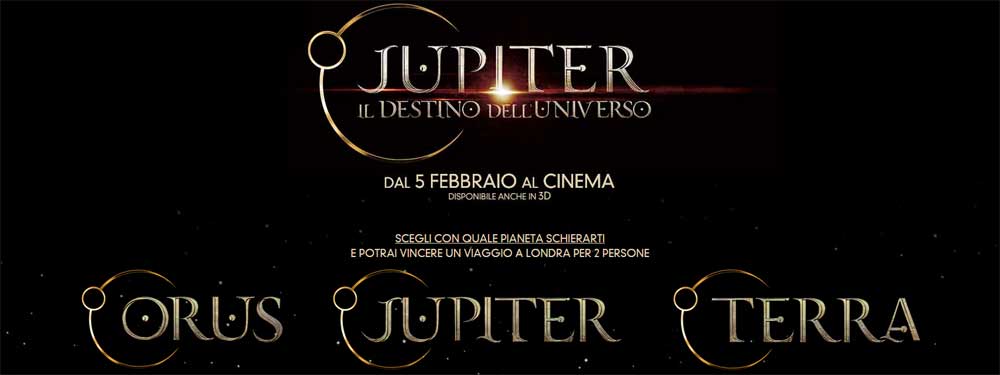 Concorso: Jupiter - Il Destino dell'Universo