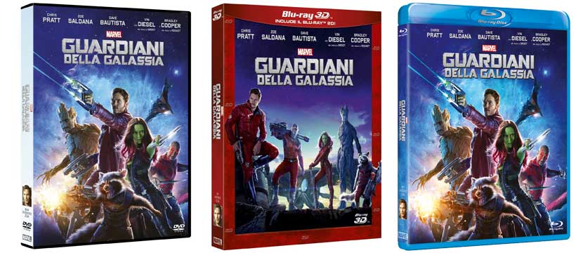 Guardiani della Galassia in Home Video