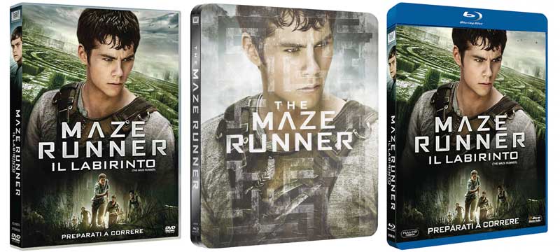 Maze Runner - Il Labirinto in Blu-ray, DVD
