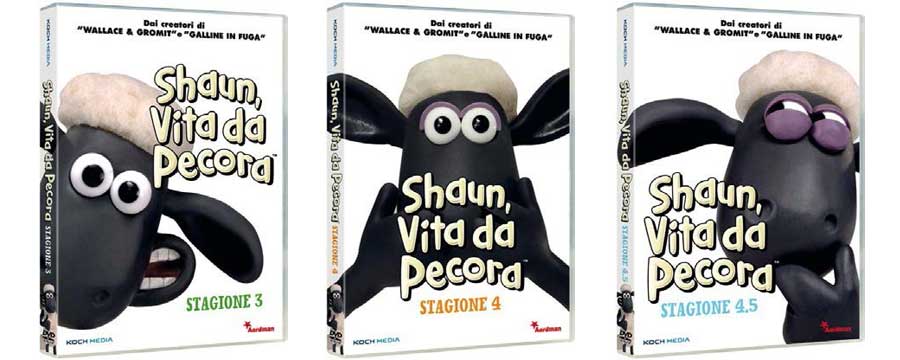 Shaun, vita da pecora: in DVD le stagioni 3, 4, 4.5