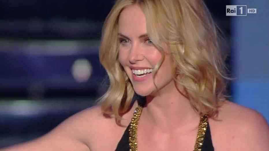 Sanremo 2015: Charlize Theron - 2a serata