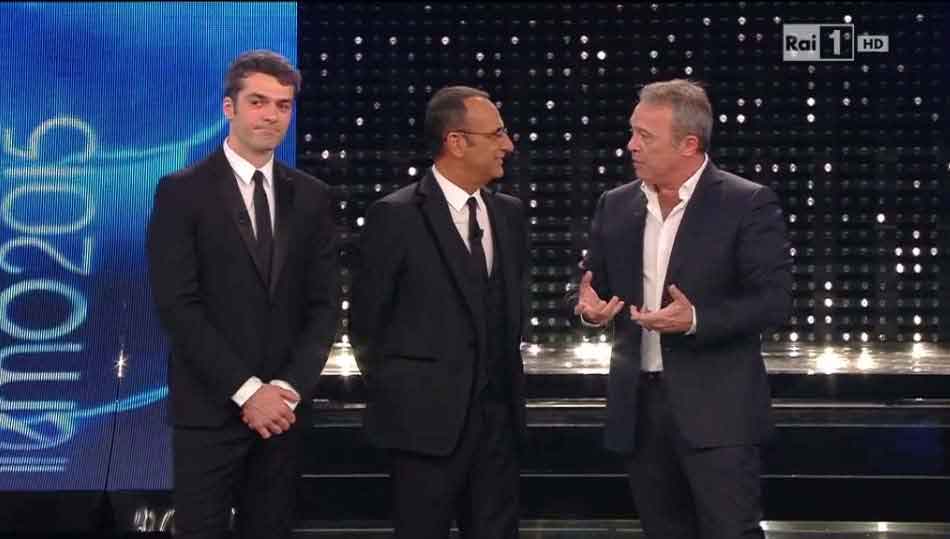 Sanremo 2015: Claudio Amendola e Luca Argentero - 2a serata