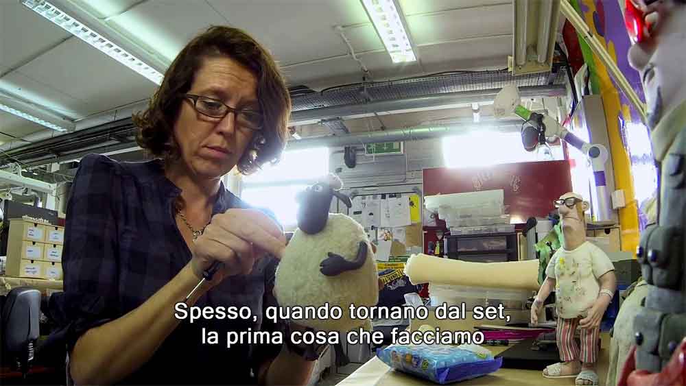 Shaun, Vita da Pecora - Il film - Backstage Il reparto modellini