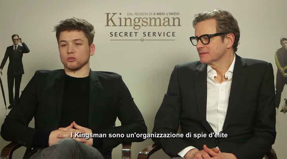Colin Firth e Taron Egerton presentano Kingsman - Secret service