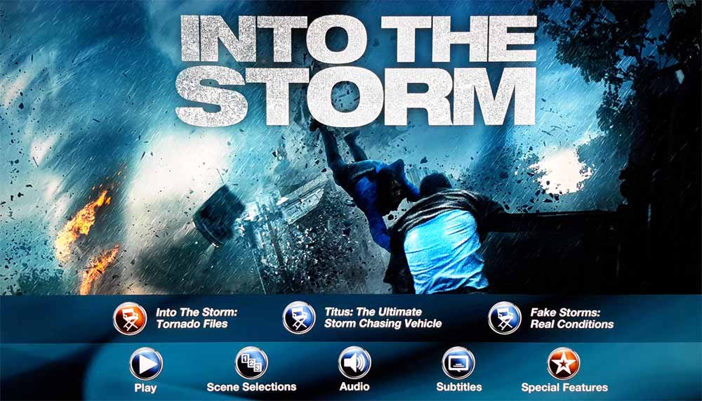 blu-ray di Into The Storm