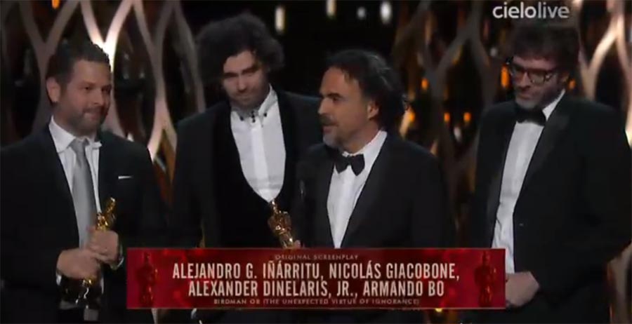 Oscar 2015: 'Birdman' vince Miglior Sceneggiatura