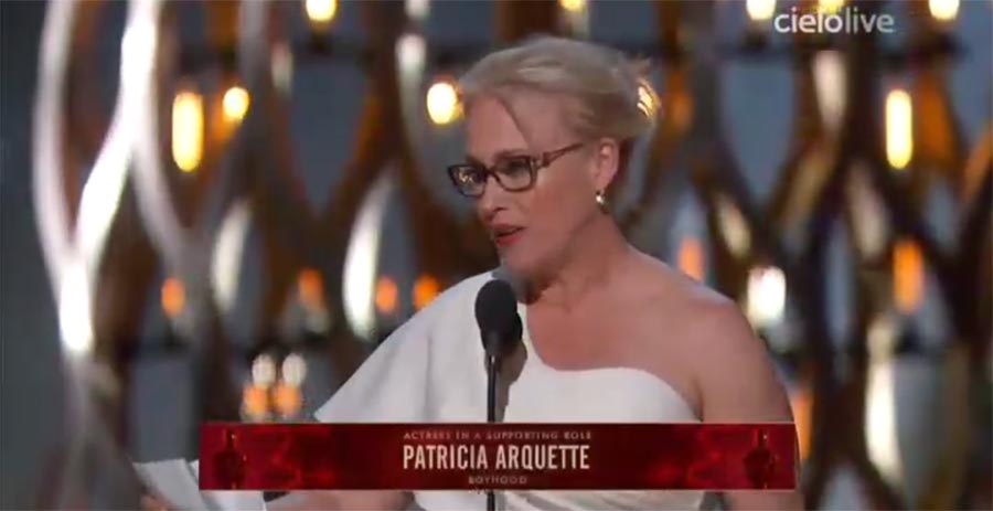 Oscar 2015: Patricia Arquette vince Miglior Attrice Non Protagonista
