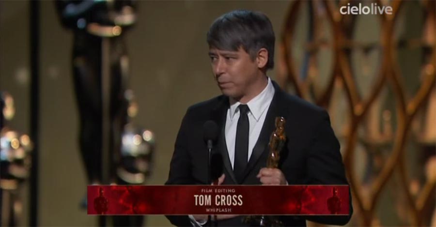 Oscar 2015: Tom Cross per Whiplash vince Miglior Montaggio