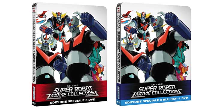 Go Nagai Super Robot Movie Collection in DVD e Blu-ray