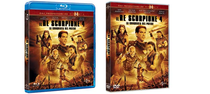 Il Re Scorpione 4 in Blu-ray e DVD