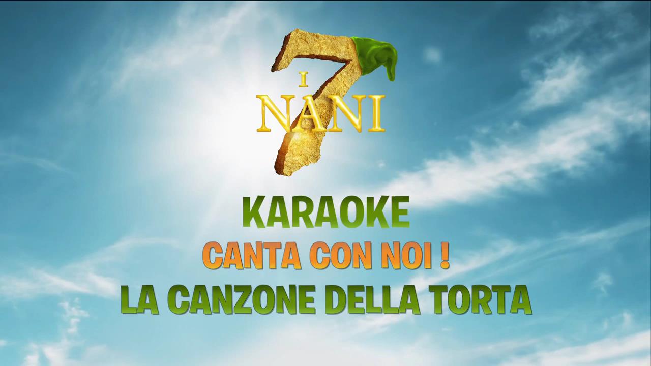 I 7 Nani - Clip Karaoke La canzone della Torta