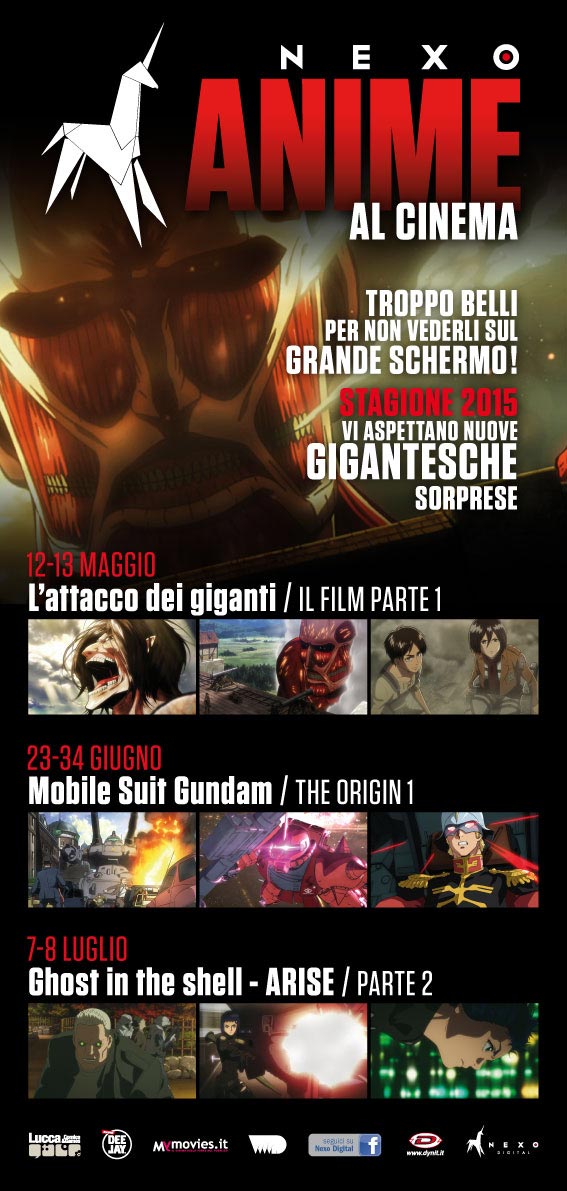 Anime al cinema 2015