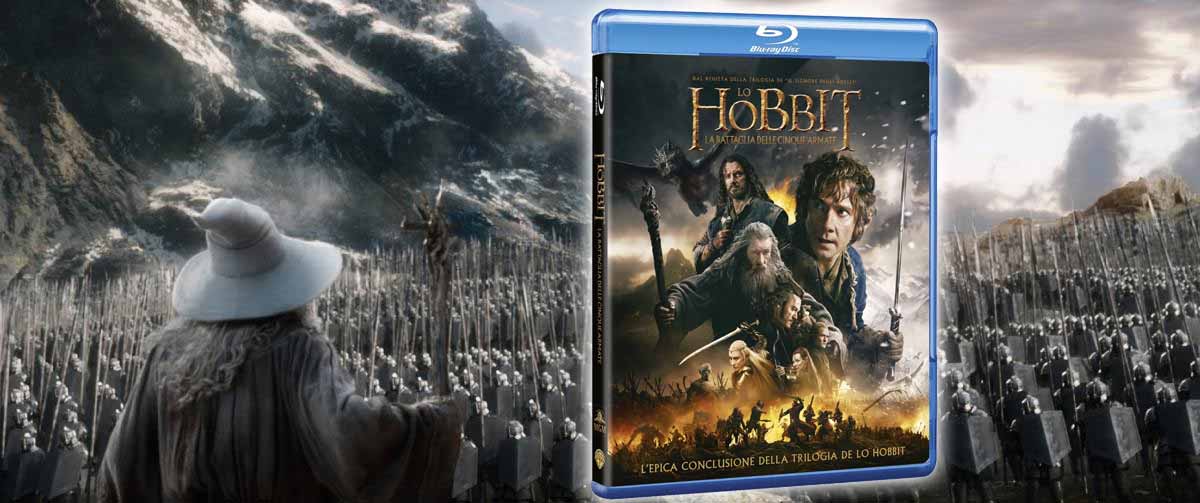 Blu-ray di Lo Hobbit: La Battaglia delle Cinque armate