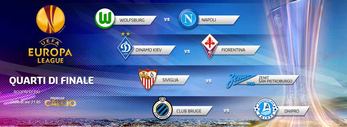 Mediaset: Europa League 16 Aprile 2015
