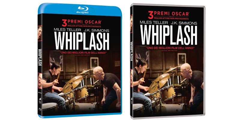 Whiplash in DVD e Blu-ray
