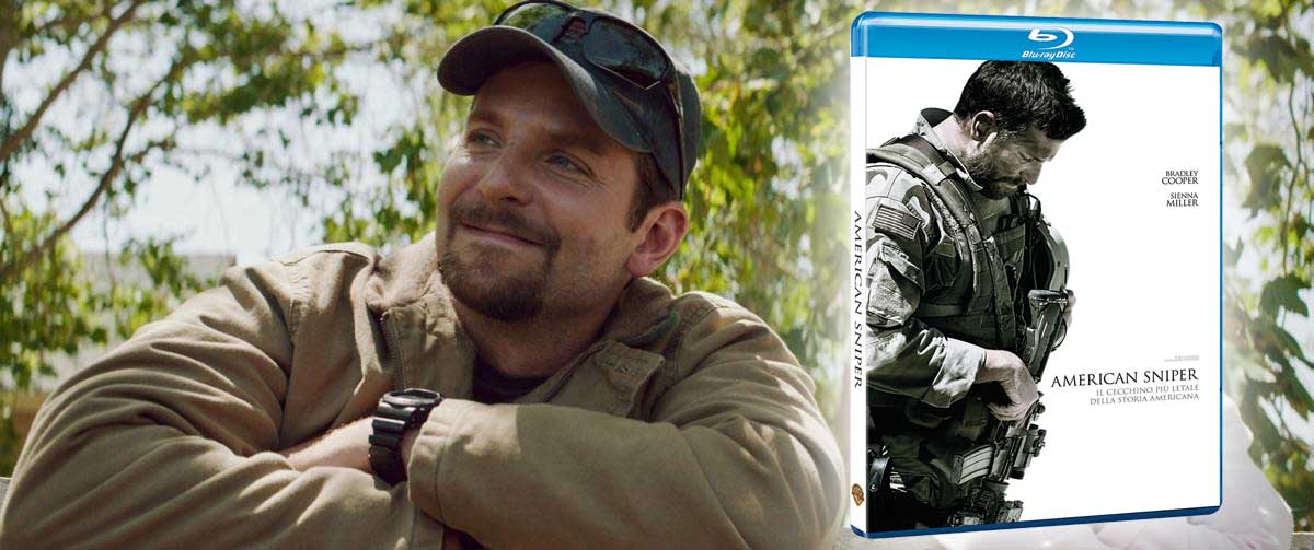 American Sniper in Blu-ray e Dvd