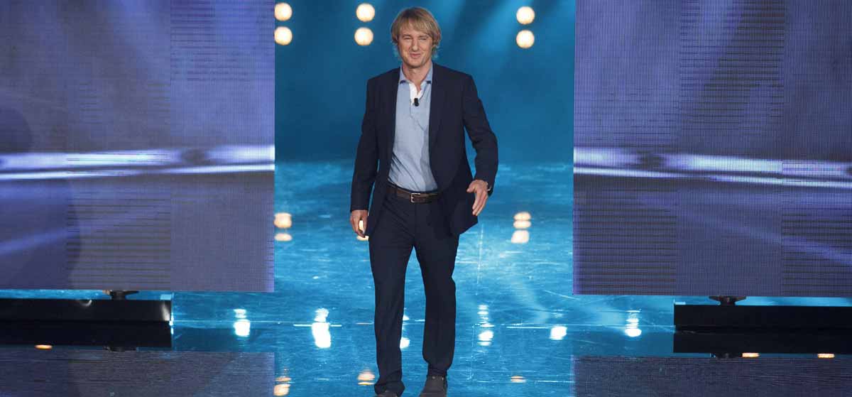 Owen Wilson ad Amici 2015 [credit: Mediaset]