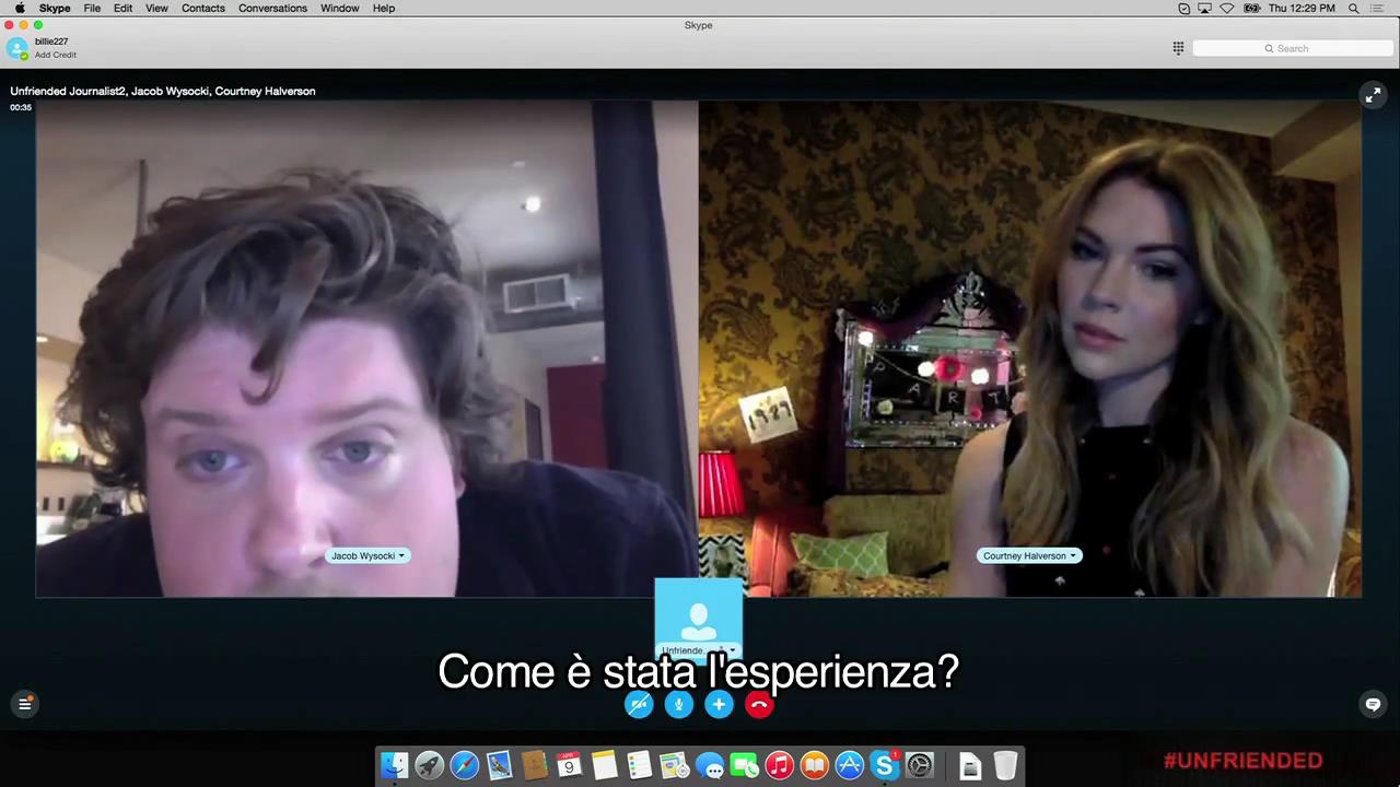 Unfriended - Intervista Skype a Jacob Wysocki e Courtney Halverson