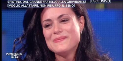 GF, Cristina Del Basso incinta