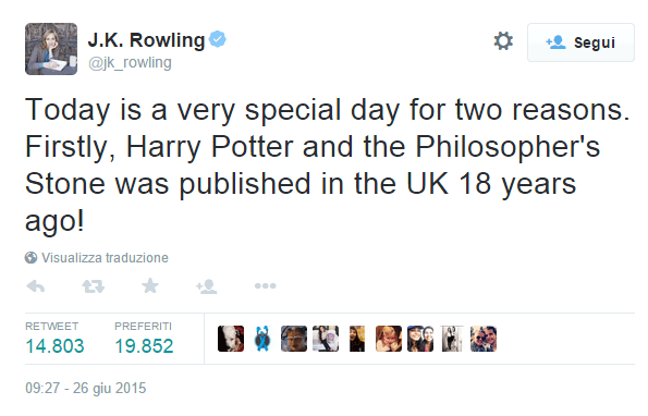 Il ritorno di Harry Potter ... a teatro?