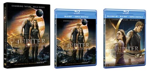 Jupiter – Il Destino dell’Universo ora in Blu-Ray, BD3D e DVD