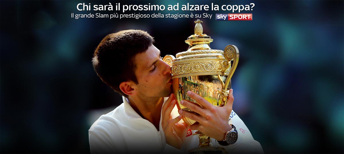 Wimbledon 2015 su Sky Sport