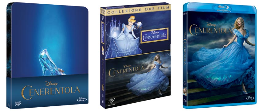 Cenerentola in DVD e Blu-Ray
