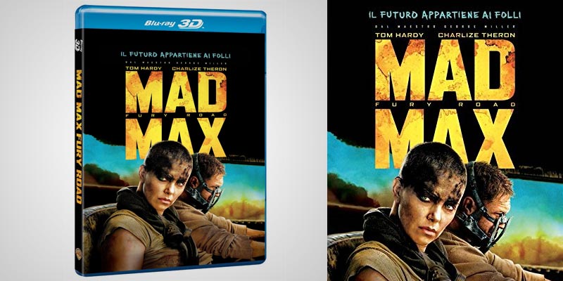 Mad Max: Fury Road in DVD, Blu-ray e BD3D
