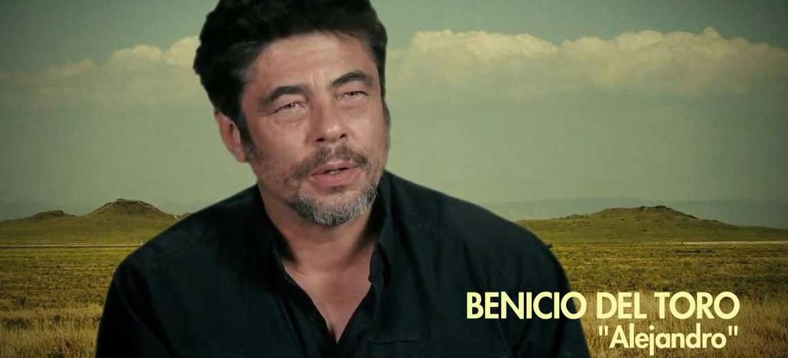 Sicario - Il personaggio di Alejandro interpretato da Benicio Del Toro
