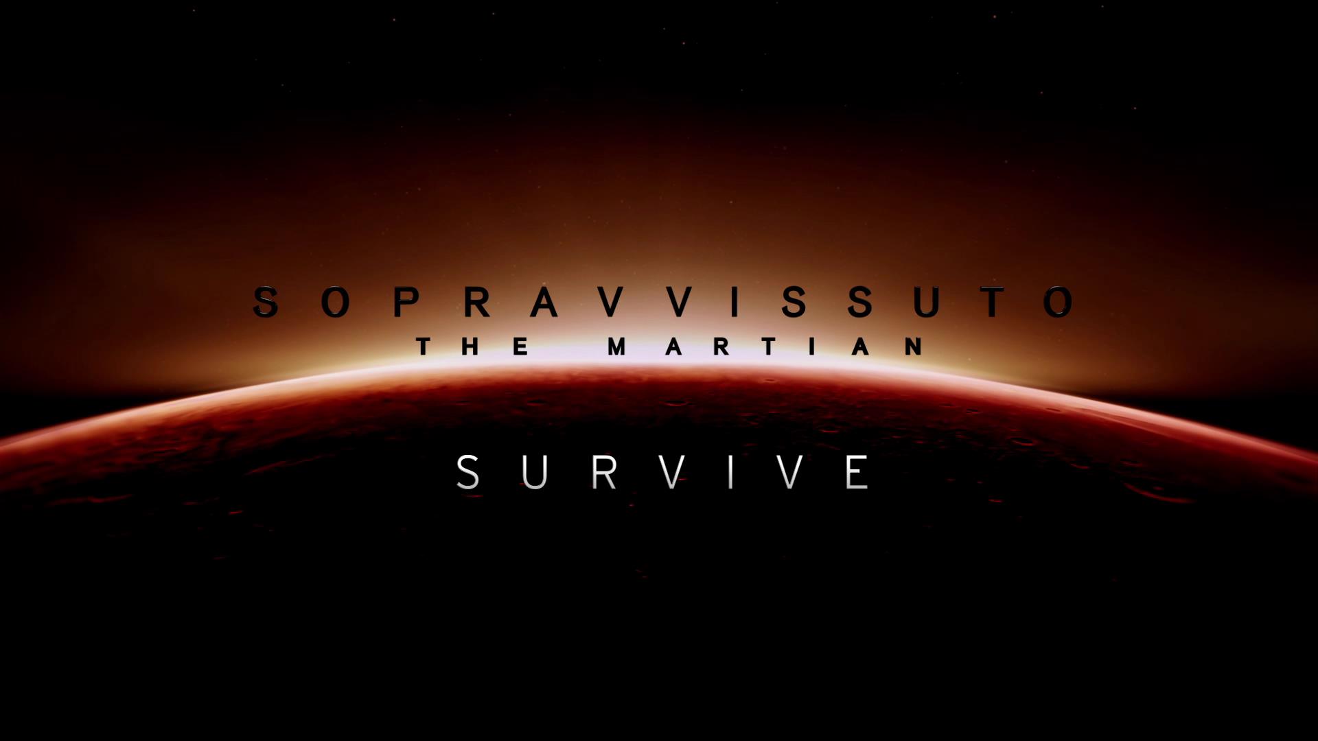 Sopravvisuto -The Martian - Featurette Survive