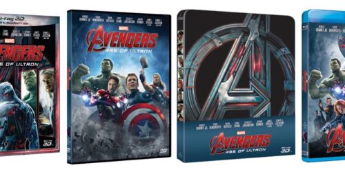 Avengers: Age of Ultron in DVD, Blu-ray, BD3D