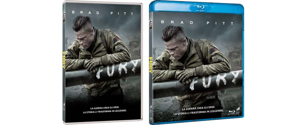 Fury con Brad Pitt in DVD e Blu-ray