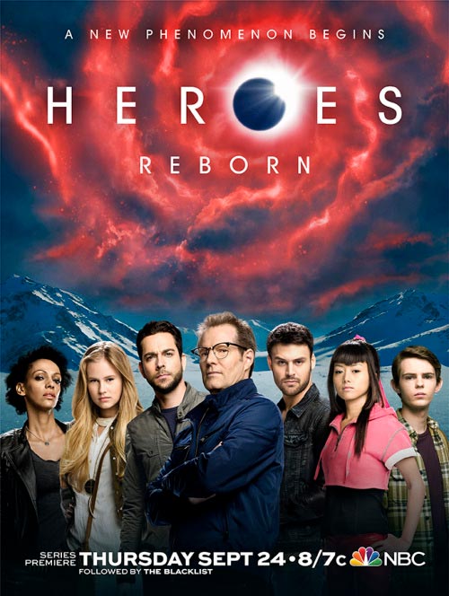 Heroes Reborn, il cast principale nel nuovo Poster