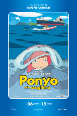 locandina Ponyo sulla scogliera