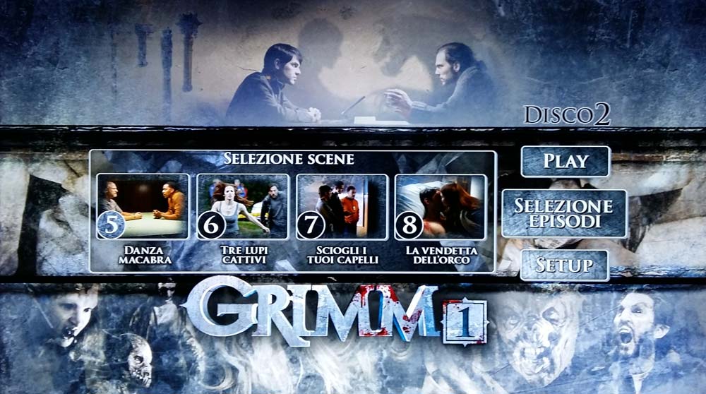 Grimm, Blu-ray della Prima Stagione Completa