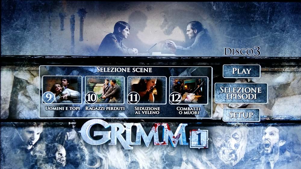 Grimm, Blu-ray della Prima Stagione Completa