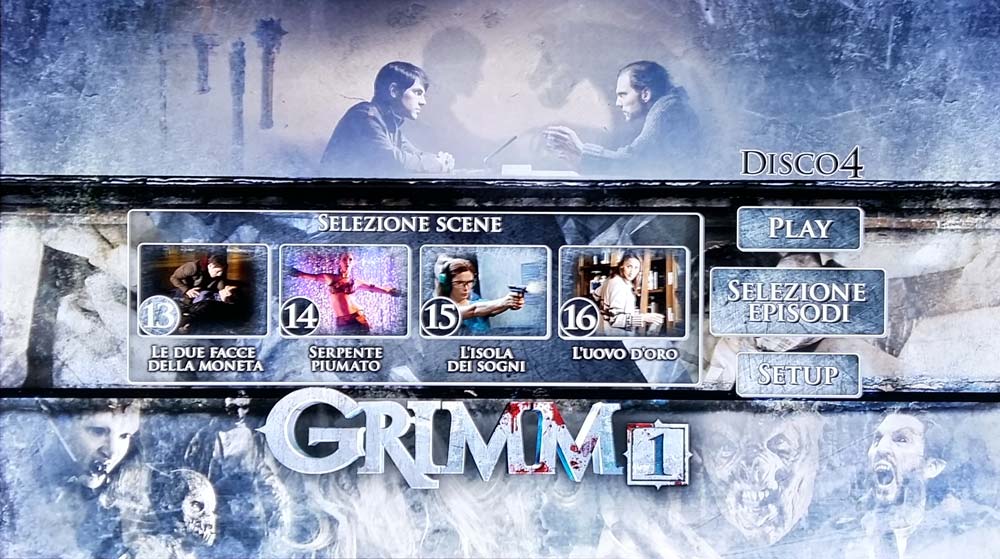 Grimm, Blu-ray della Prima Stagione Completa