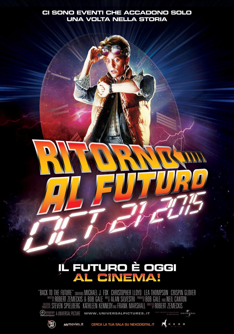 Ritorno al Futuro Day 21 ottobre 2015 al cinema e nuove edizioni Home Video