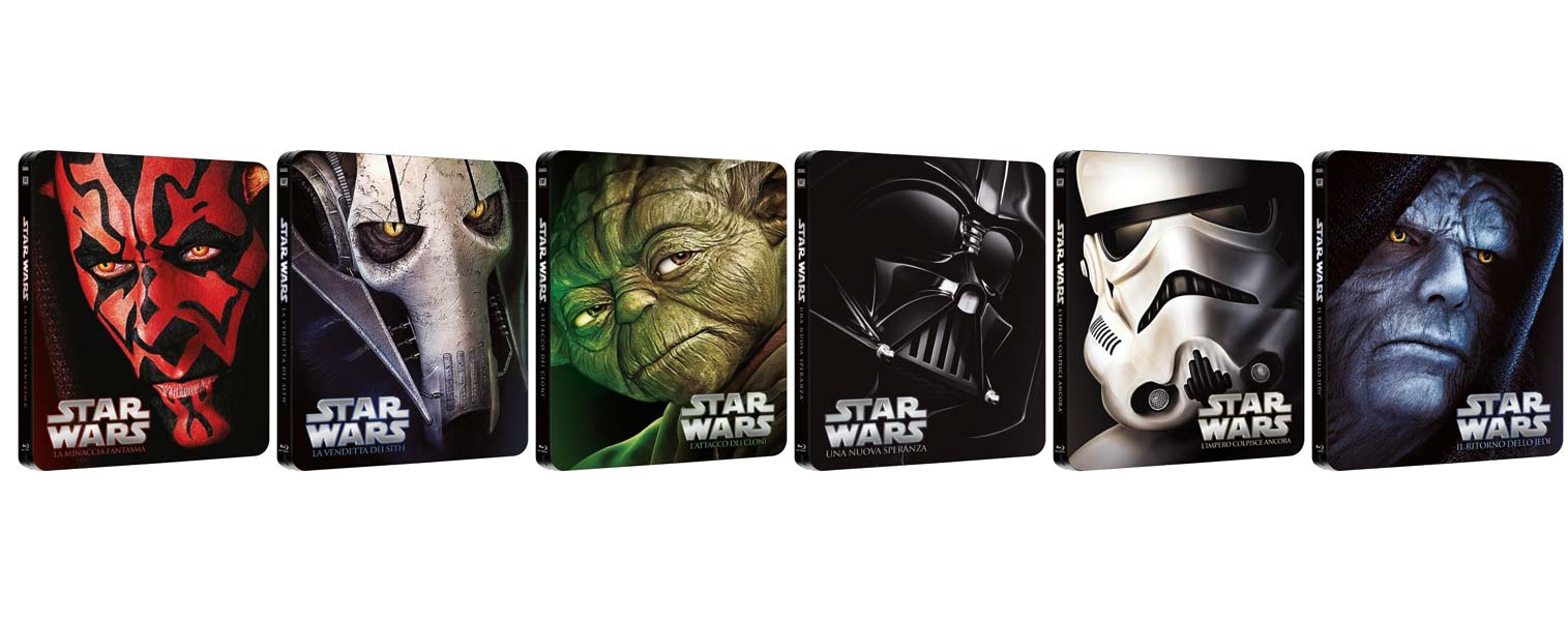 Star Wars in Blu-ray: nuovi Steelbook Limited Edition da Novembre