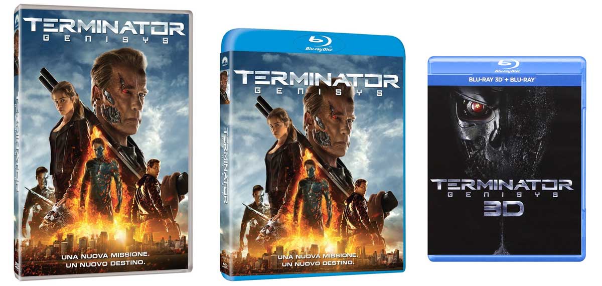 Terminator: Genisys in DVD, Blu-ray, BD3D