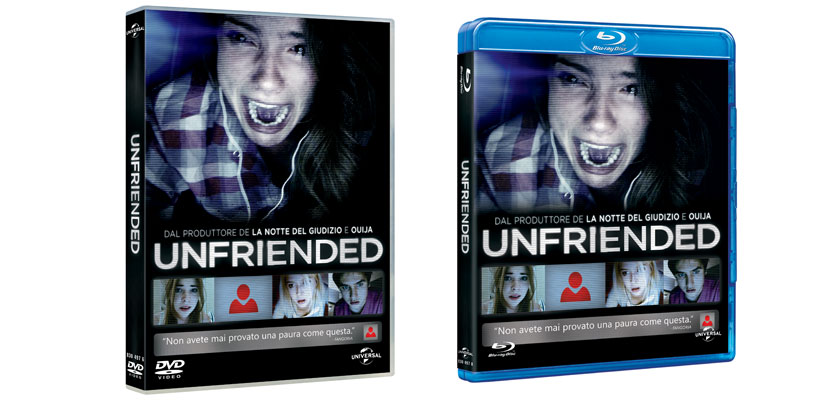 Unfriended (Cybernatural) in DVD, Blu-ray
