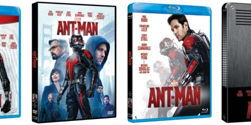 Ant-Man in Blu-ray, DVD, BD3D e SteelBook