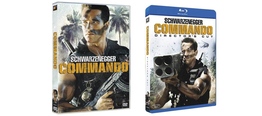 Commando 30esimo Anniversario in DVD, Blu-ray Director's Cut