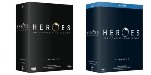 Heroes – la Serie Completa in boxset DVD, Blu-ray