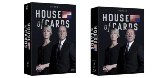 House of Cards – boxset Stagioni 1-2-3 in DVD, Blu.ray