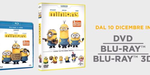 Minions in DVD, Blu-ray, BD3D da Dicembre