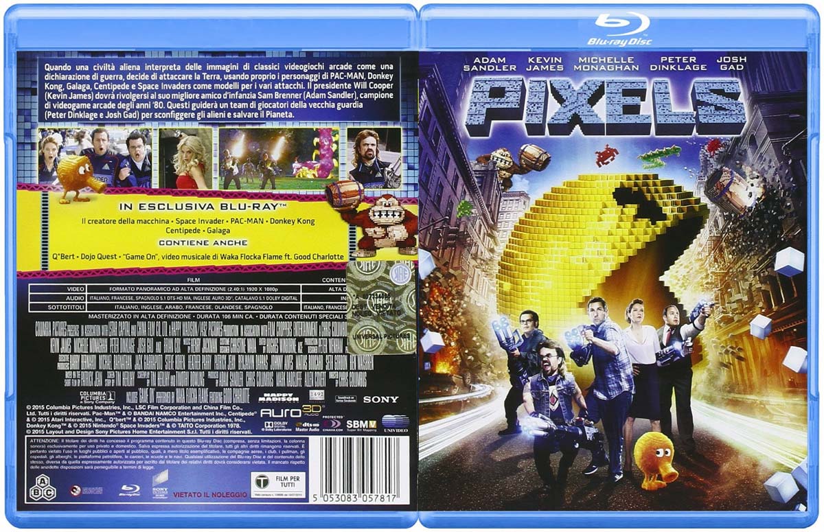 Blu-ray di Pixels
